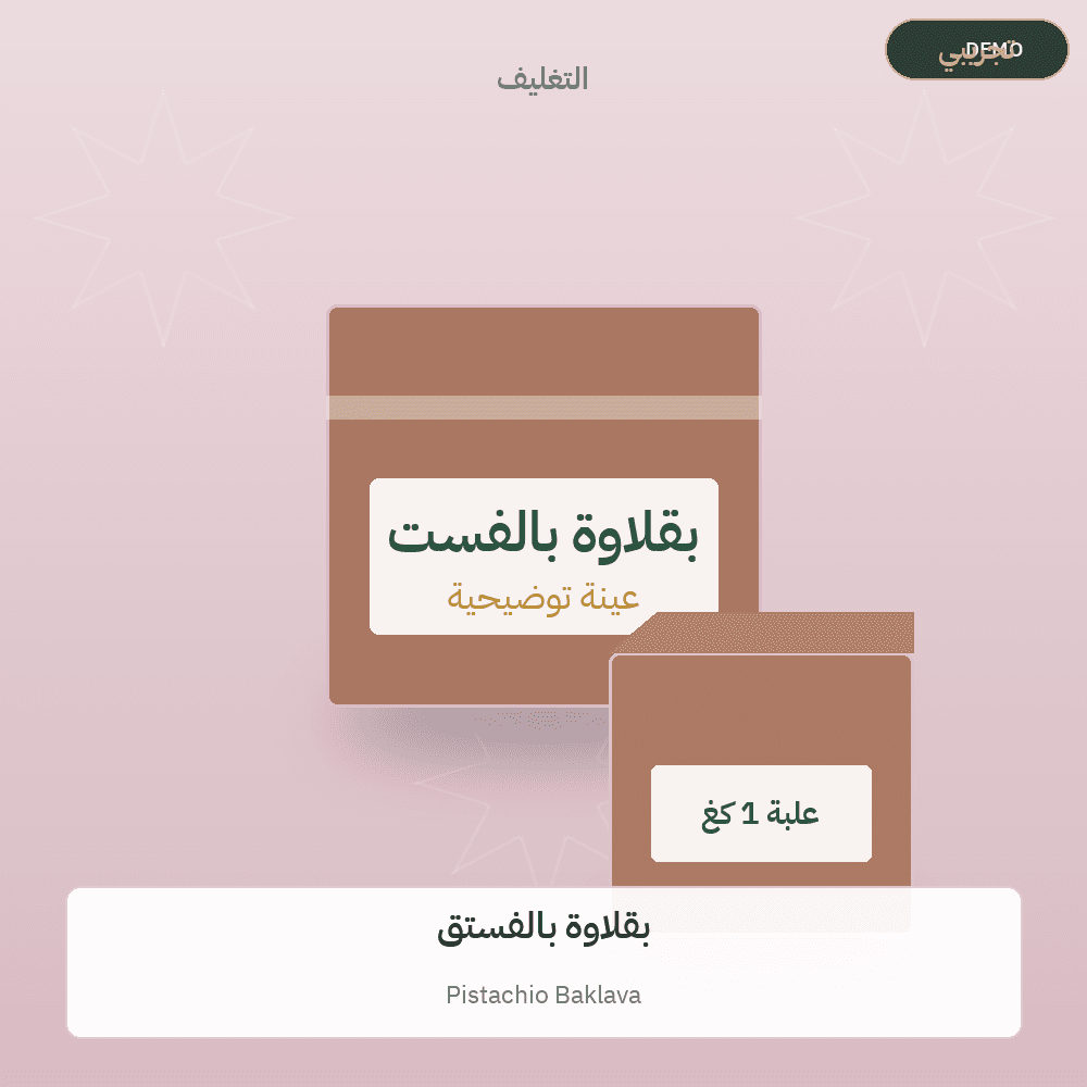 Demo image — Pistachio Baklava (Sweets & Confectionery) — illustration
