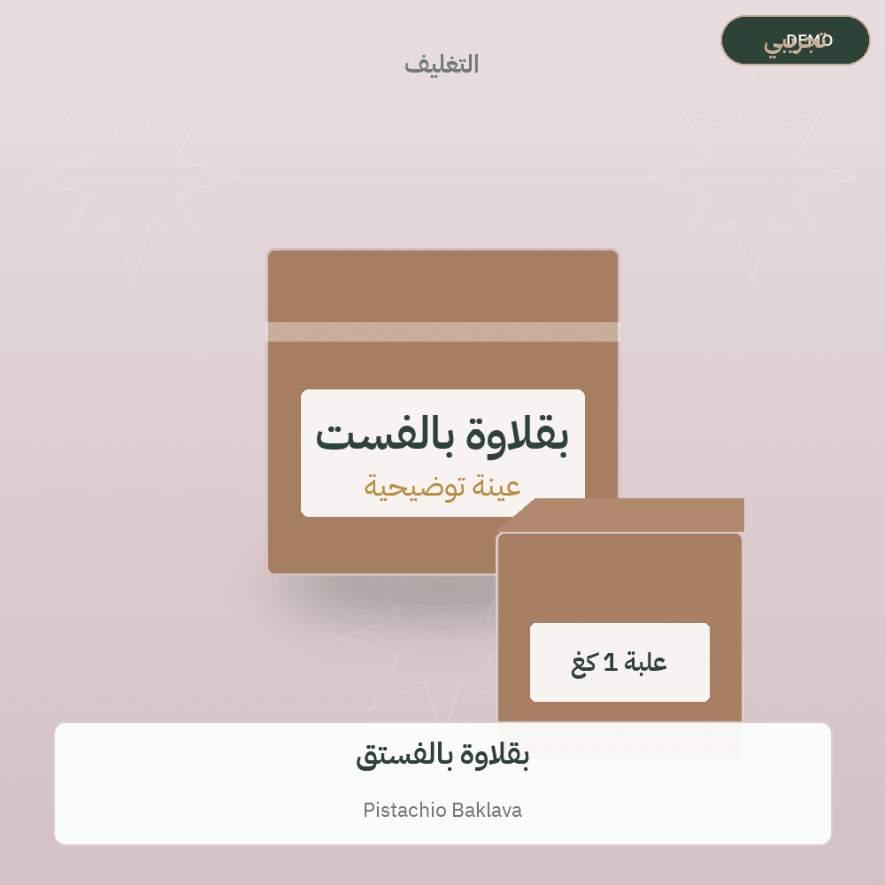 Demo image — Pistachio Baklava (Sweets & Confectionery) — illustration
