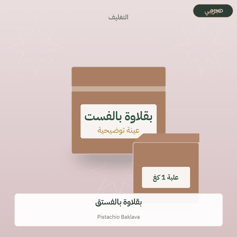 Demo image — Pistachio Baklava (Sweets & Confectionery) — illustration