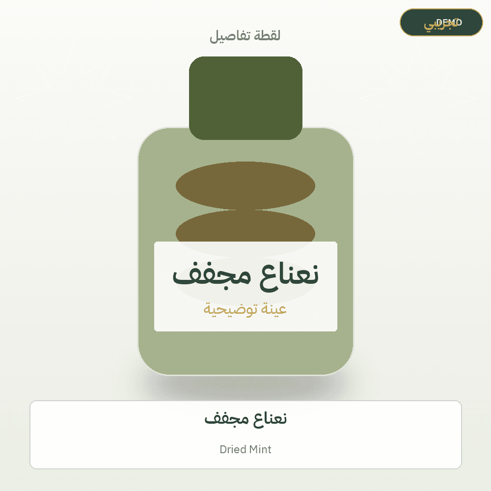 Demo image — Dried Mint (Herbs & Aromatic Plants) — illustration