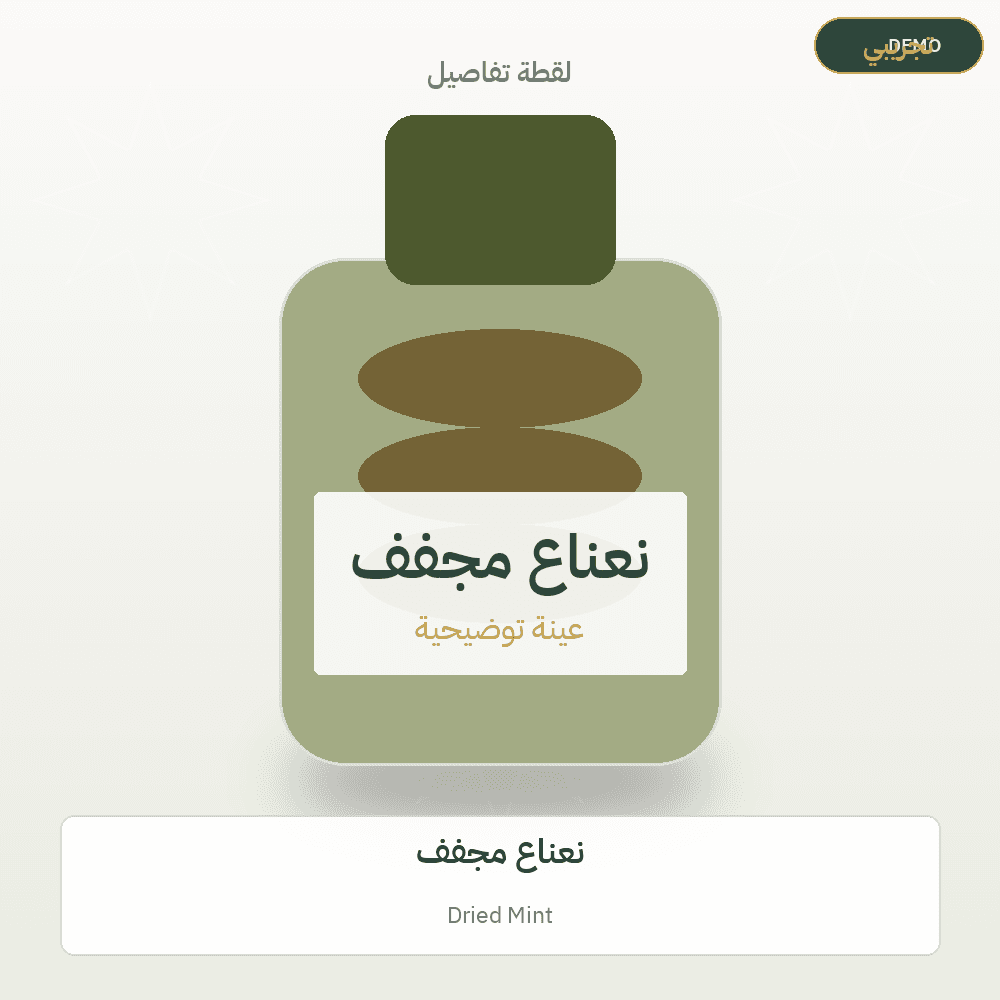 Demo image — Dried Mint (Herbs & Aromatic Plants) — illustration