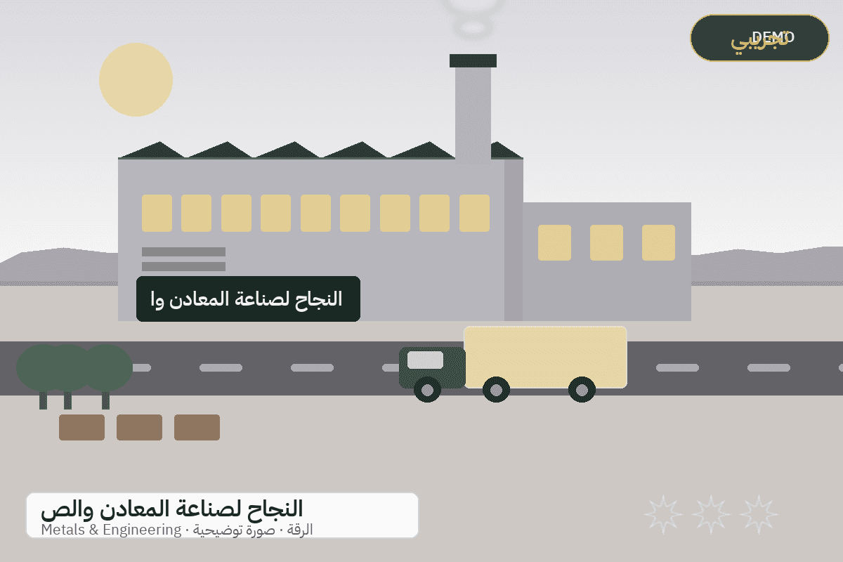 Demo facility illustration — Al-Najah metal products